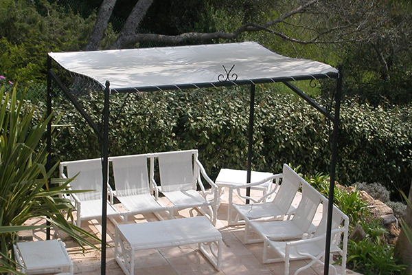 Pergola en fer forg